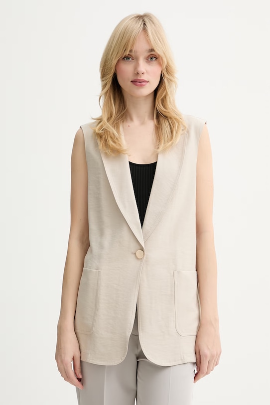 Жилет Fracomina, бежевый
Жилет Fracomina, бежевый