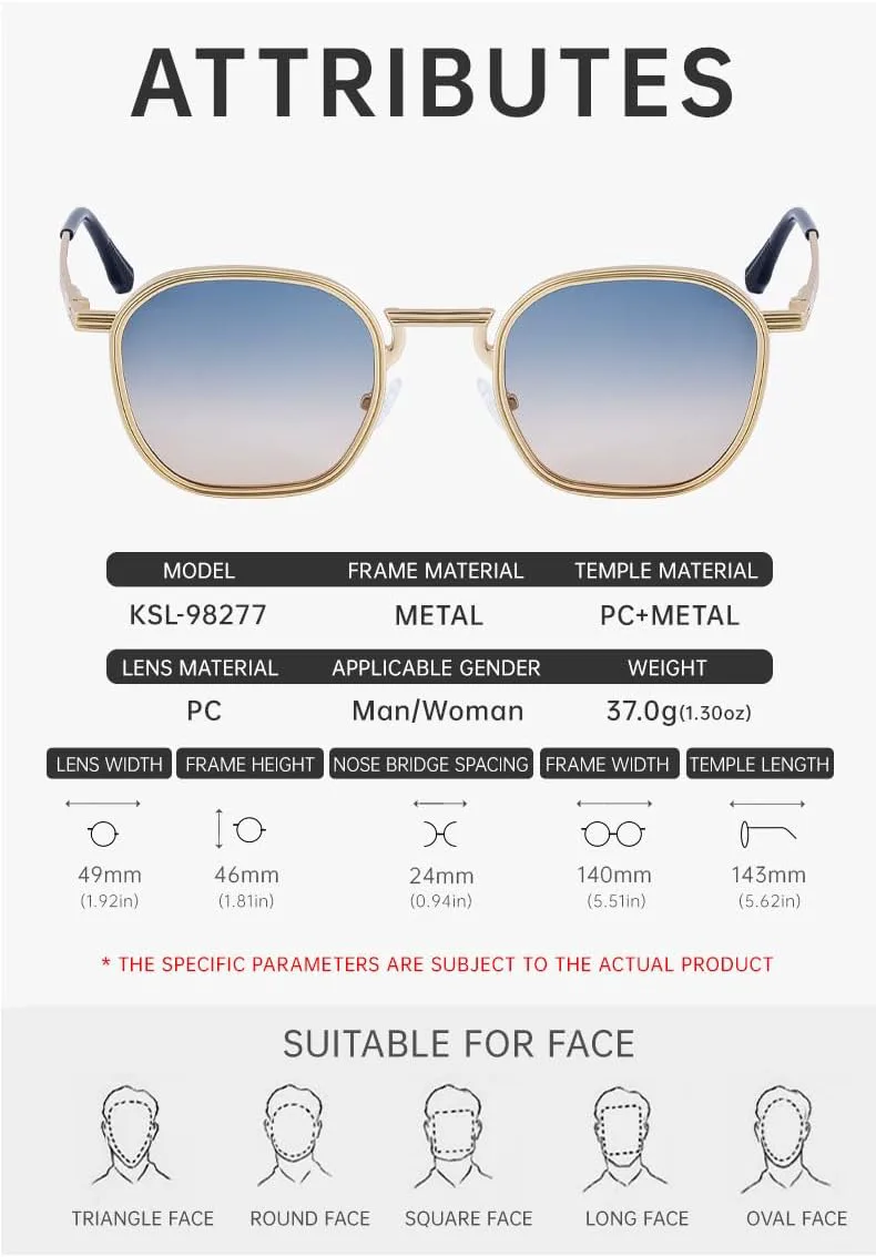 Модные солнцезащитные очки с заушниками, квадратная оправа в европейском и американском стиле, унисекс, ретро-современные очки для мужчин и женщин GDKPJDT, 4
Модные солнцезащитные очки с заушниками, квадратная оправа в европейском и американском стиле, унисекс, ретро-современные очки для мужчин и женщин GDKPJDT, 4