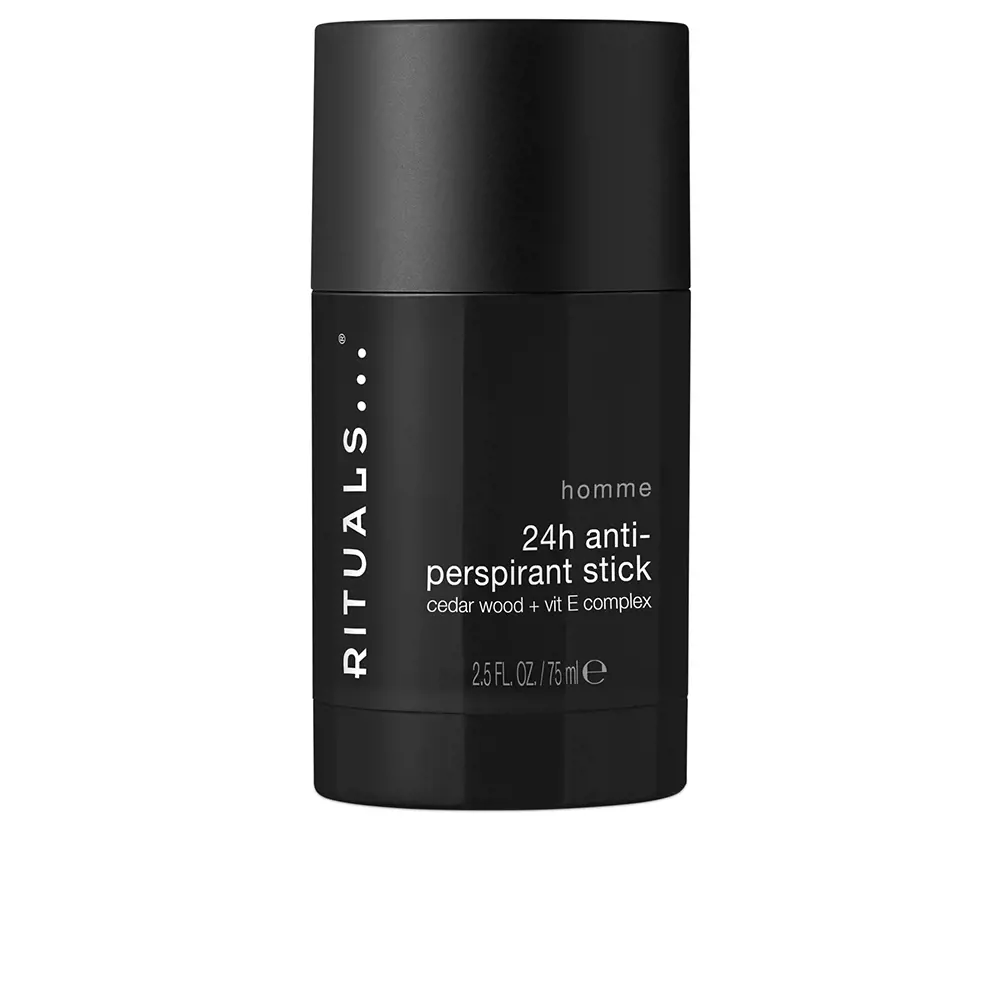 Дезодорант Homme 24h refrescante antitranspirante en barra Rituals, 75 мл. 
Дезодорант Homme 24h refrescante antitranspirante en barra Rituals, 75 мл.