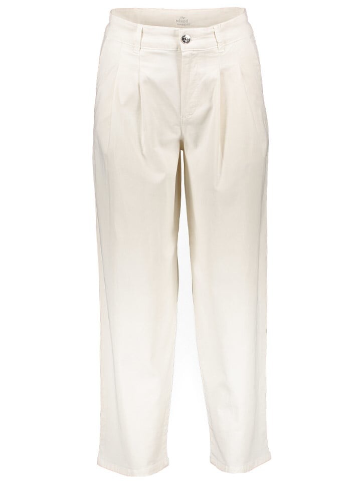 Тканевые брюки Oui, кремовый
Тканевые брюки Oui, кремовый