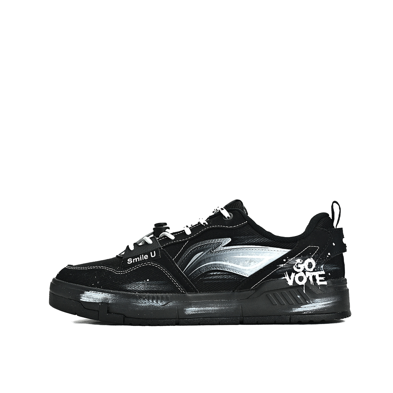 LINING Мужские кроссовки для скейтбординга Yuan Chu с низким верхом, устойчивые к истиранию и дышащие, черно-белые
LINING Мужские кроссовки для скейтбординга Yuan Chu с низким верхом, устойчивые к истиранию и дышащие, черно-белые