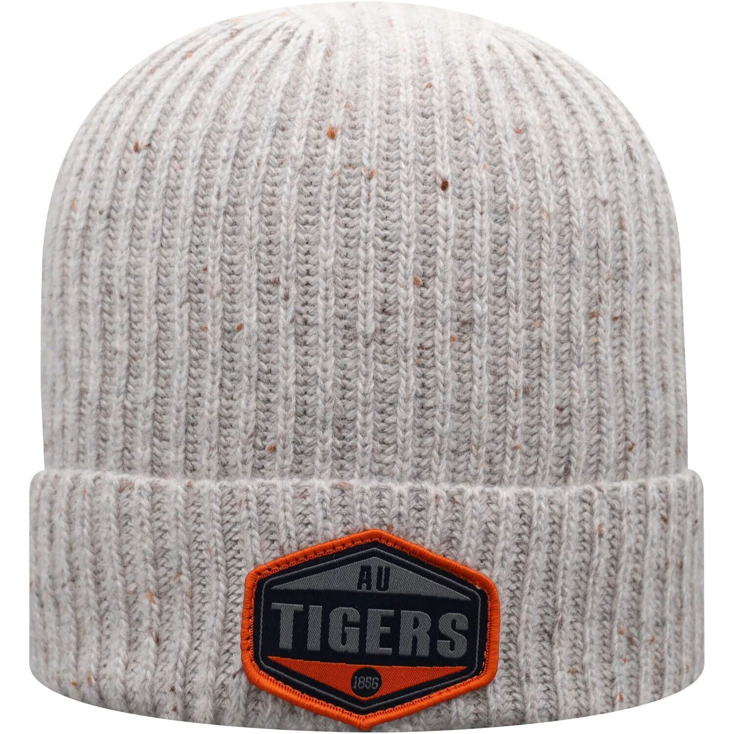 Мужская серая вязаная шапка с манжетами Top of the World темно-рыжего цвета Tigers Alp 
Мужская серая вязаная шапка с манжетами Top of the World темно-рыжего цвета Tigers Alp