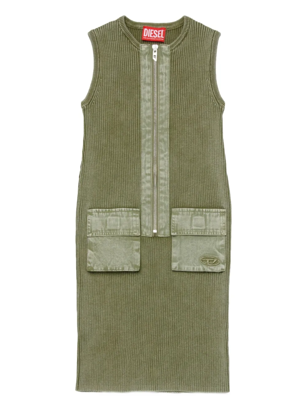 Платье Dameryn с карманами на молнии Diesel Kids, зеленый
Платье Dameryn с карманами на молнии Diesel Kids, зеленый