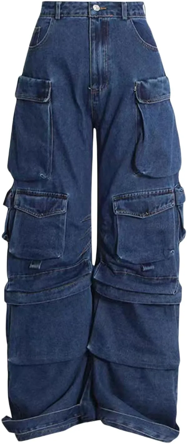 Женские багги карго штаны Y2k Hip Hop с низкой посадкой Karwuiio
Женские багги карго штаны Y2k Hip Hop с низкой посадкой Karwuiio