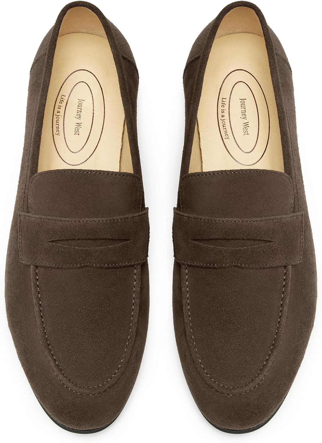 Мужские замшевые Бельгийские лоферы Journey West для мужчин, удобные слипоны, повседневные лоферы с монеткой, Penny-coffee
Мужские замшевые Бельгийские лоферы Journey West для мужчин, удобные слипоны, повседневные лоферы с монеткой, Penny-coffee