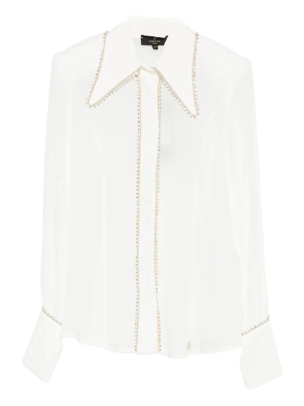 Рубашка с длинными рукавами Babylone Paris, белый
Рубашка с длинными рукавами Babylone Paris, белый