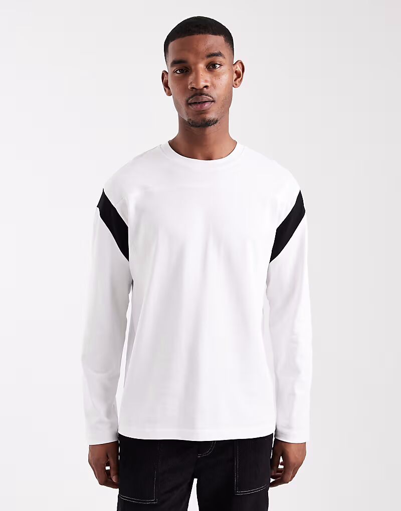 Плотная свободная футболка с длинными рукавами и контрастной вставкой белого цвета Asos Design, Белый, Плотная свободная футболка с длинными рукавами и контрастной вставкой белого цвета Asos Design
Плотная свободная футболка с длинными рукавами и контрастной вставкой белого цвета Asos Design, Белый, Плотная свободная футболка с длинными рукавами и контрастной вставкой белого цвета Asos Design