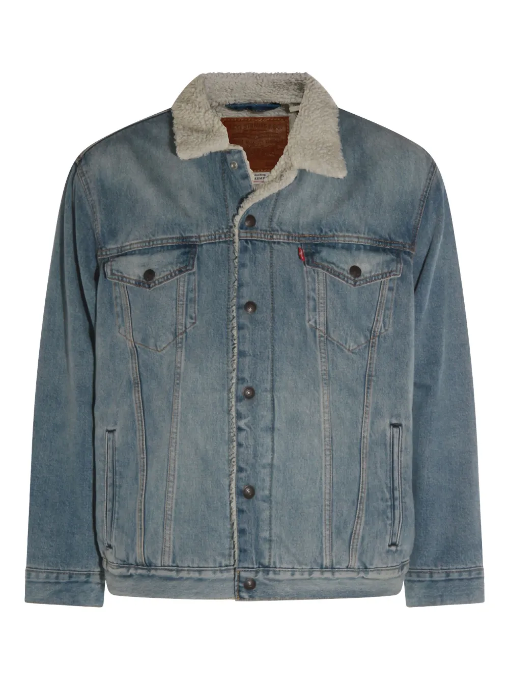 Джинсовая куртка на подкладке из шерпы Levi's, синий 
Джинсовая куртка на подкладке из шерпы Levi's, синий