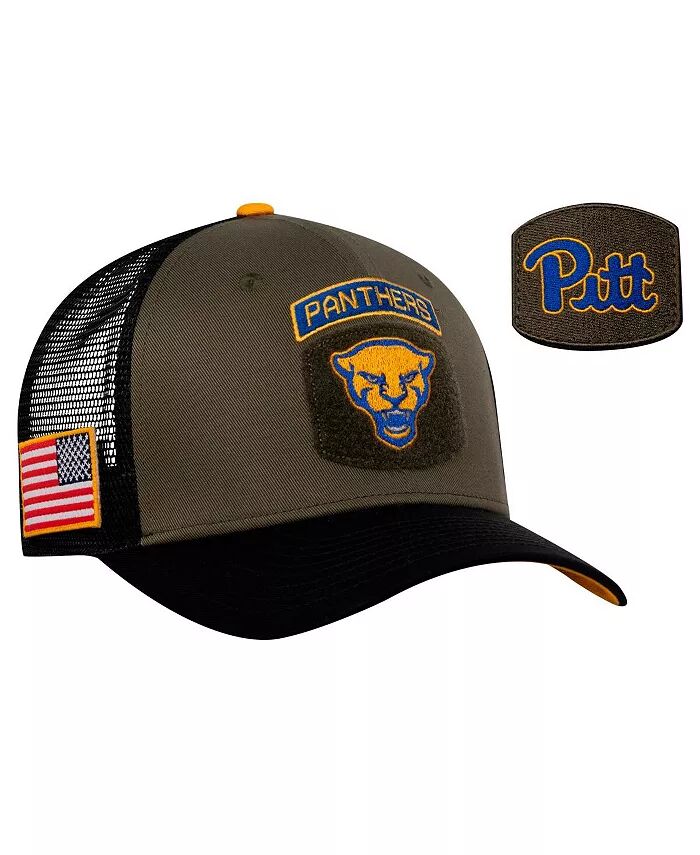 Мужская оливковая/черная кепка Pitt Panthers Military Appreciation Trucker Adjustable Nike
Мужская оливковая/черная кепка Pitt Panthers Military Appreciation Trucker Adjustable Nike