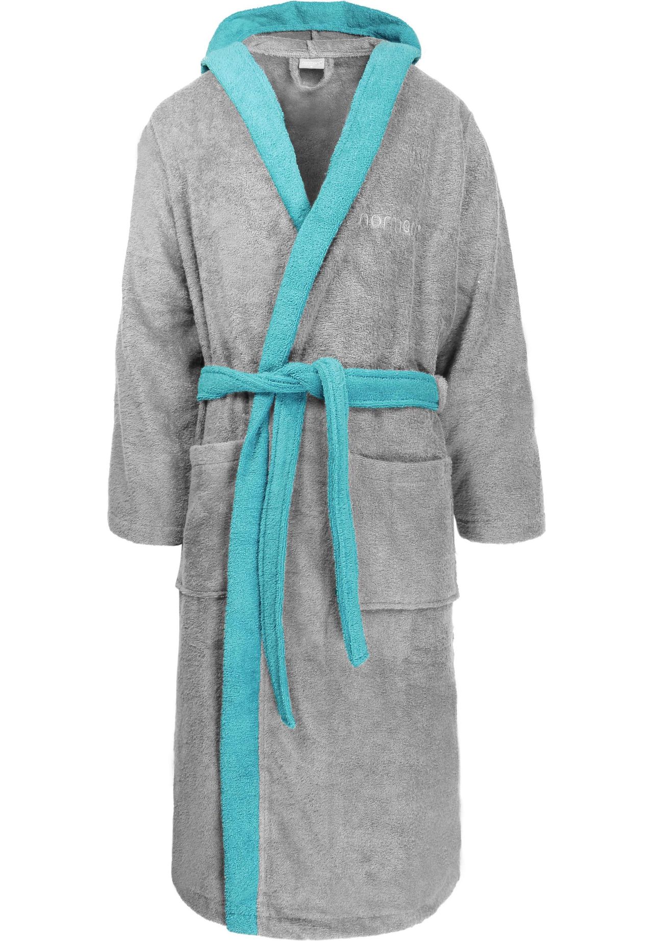 Хлопковый халат унисекс с капюшоном Измит Normani, цвет Grau/blau
Хлопковый халат унисекс с капюшоном Измит Normani, цвет Grau/blau