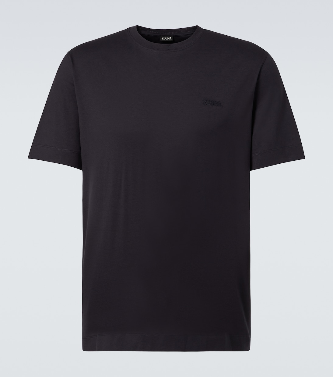 Футболка из хлопкового джерси с логотипом Zegna, темно-синий
Футболка из хлопкового джерси с логотипом Zegna, темно-синий