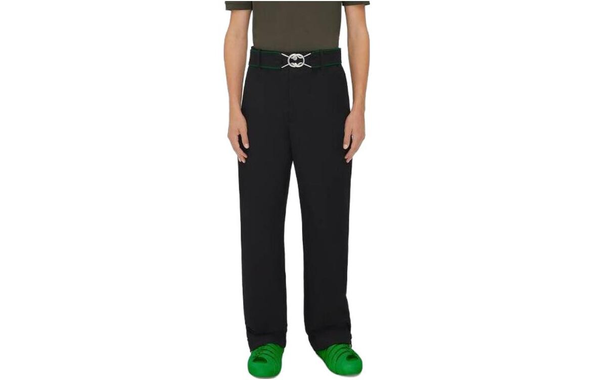 Повседневные брюки мужские черные Bottega Veneta, черный 
Повседневные брюки мужские черные Bottega Veneta, черный