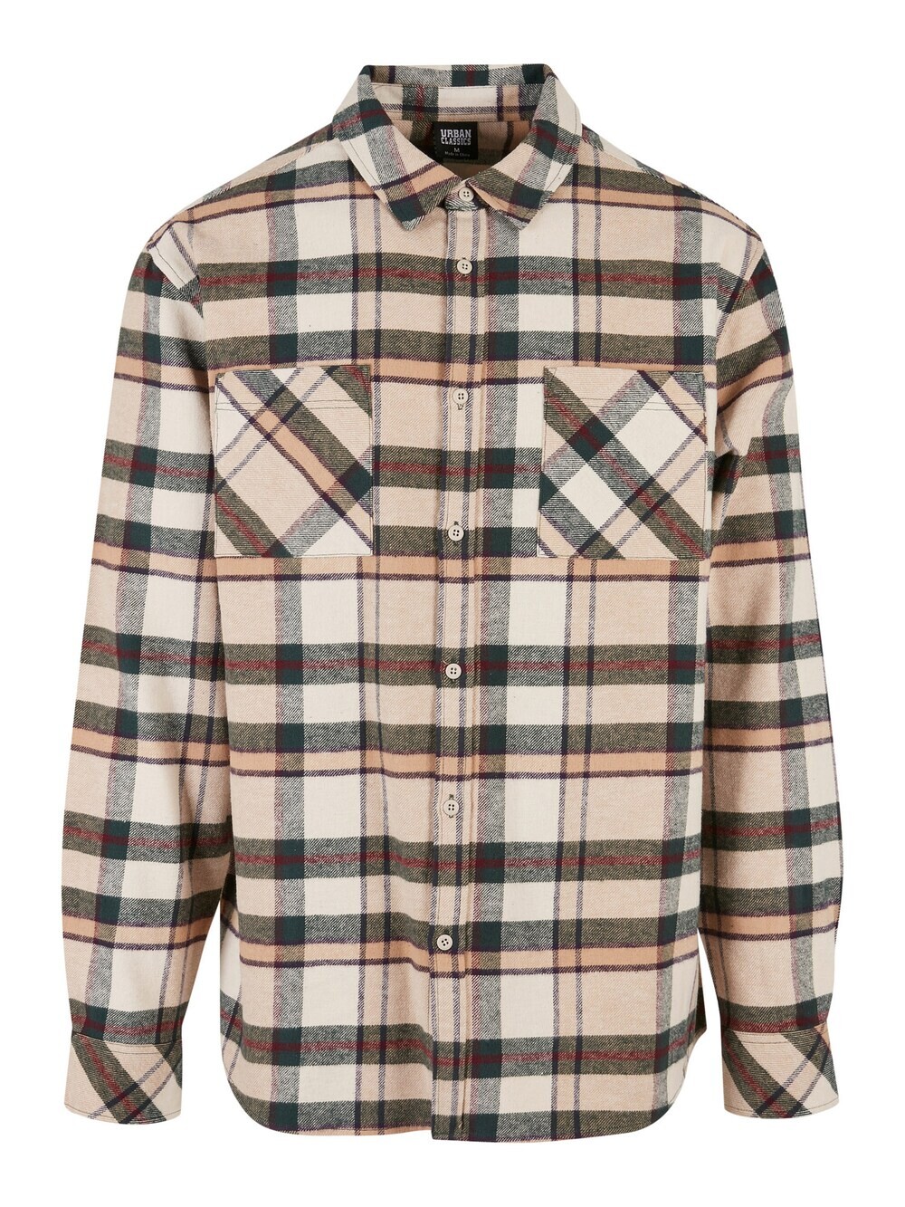 Комфортная рубашка на пуговицах Urban Classics Mountain, бежевый
Комфортная рубашка на пуговицах Urban Classics Mountain, бежевый