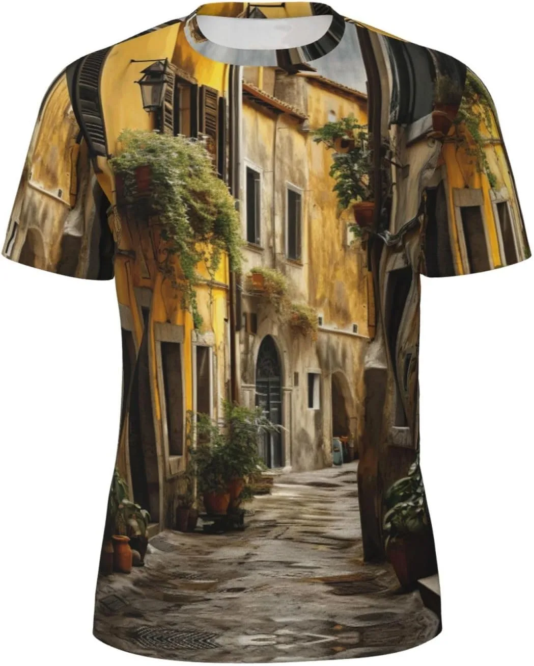 Футболка мужская летняя с принтом Italian Old Street, легкая и дышащая SDFHU
Футболка мужская летняя с принтом Italian Old Street, легкая и дышащая SDFHU