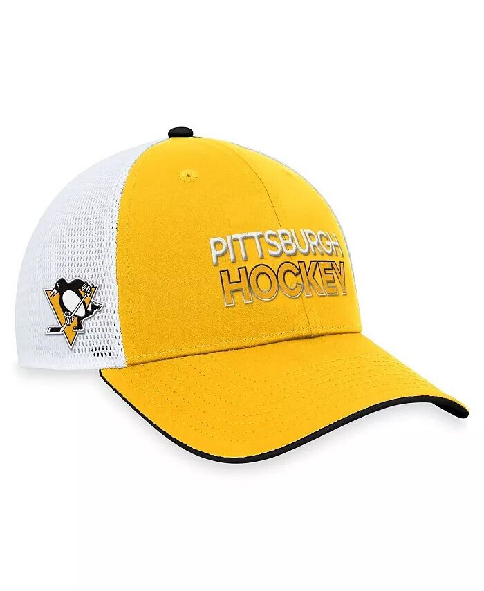 Мужская регулируемая кепка Pittsburgh Penguins Authentic Pro Rink Trucker золотого цвета Fanatics, золотой
Мужская регулируемая кепка Pittsburgh Penguins Authentic Pro Rink Trucker золотого цвета Fanatics, золотой
