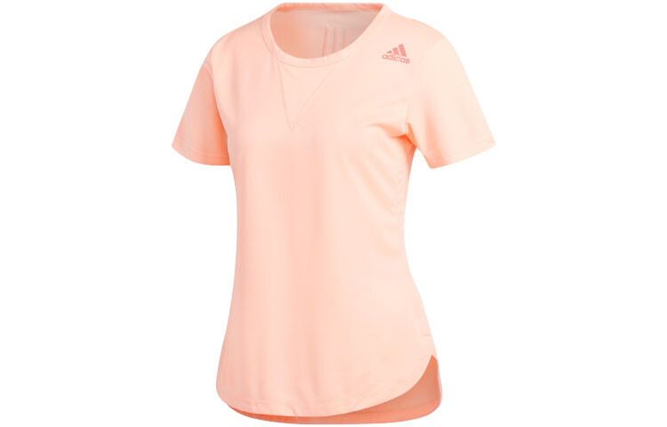 Футболка женская светло-оранжевая с блестками Adidas
Футболка женская светло-оранжевая с блестками Adidas