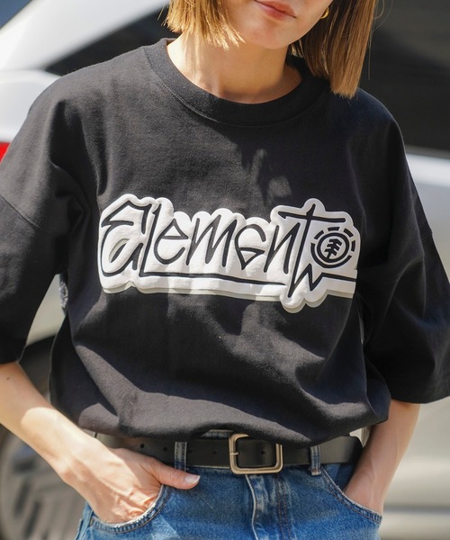 Мужская футболка с коротким рукавом, принт логотипа ELEMENT, черный
Мужская футболка с коротким рукавом, принт логотипа ELEMENT, черный