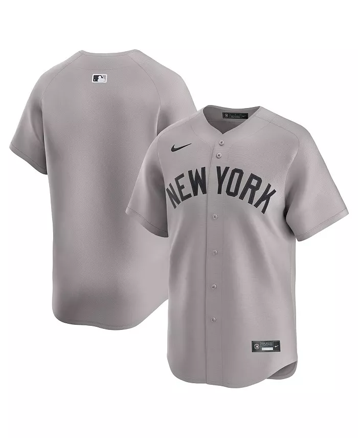 Мужская серая выездная майка New York Yankees Limited Nike
Мужская серая выездная майка New York Yankees Limited Nike