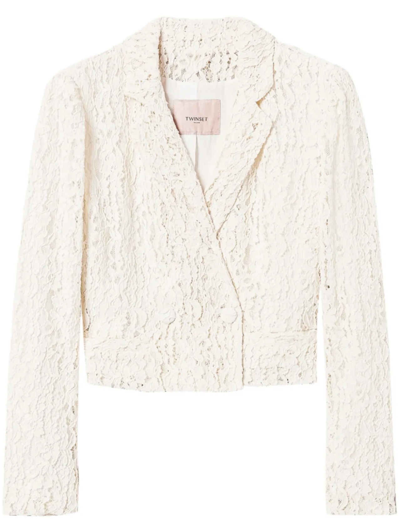 TWINSET пиджак с кружевными вставками, белый
TWINSET пиджак с кружевными вставками, белый
