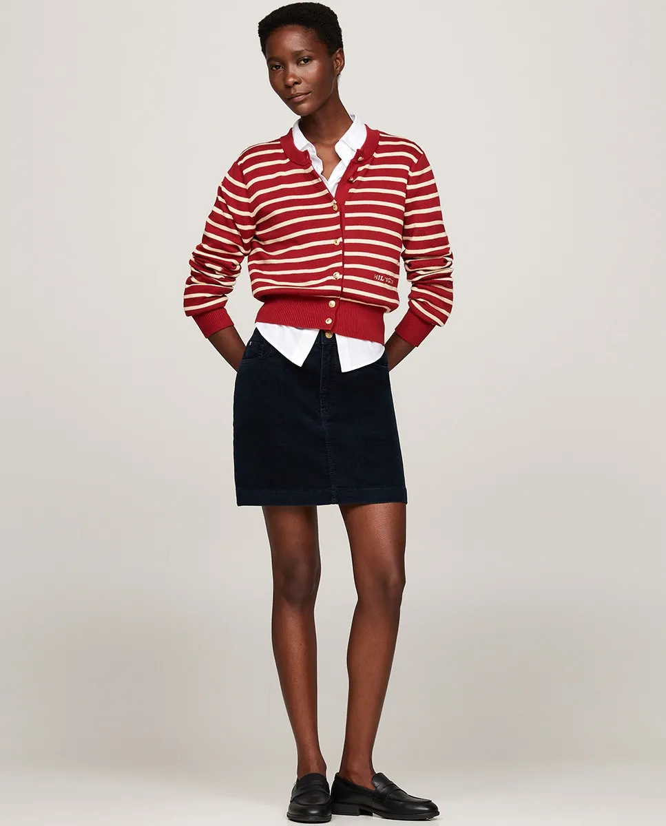 Короткая вельветовая юбка Tommy Hilfiger, темно-синий
Короткая вельветовая юбка Tommy Hilfiger, темно-синий