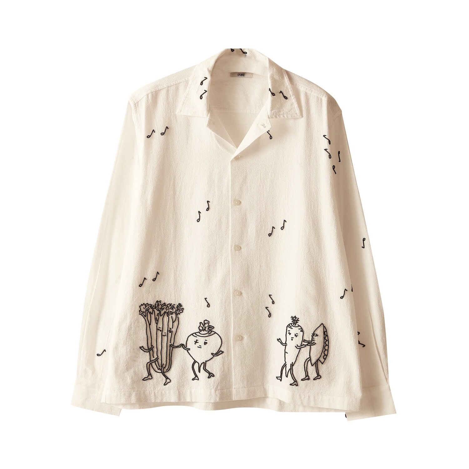 Рубашка с длинными рукавами Bode Dancing Party, цвет: белый/черный
Рубашка с длинными рукавами Bode Dancing Party, цвет: белый/черный