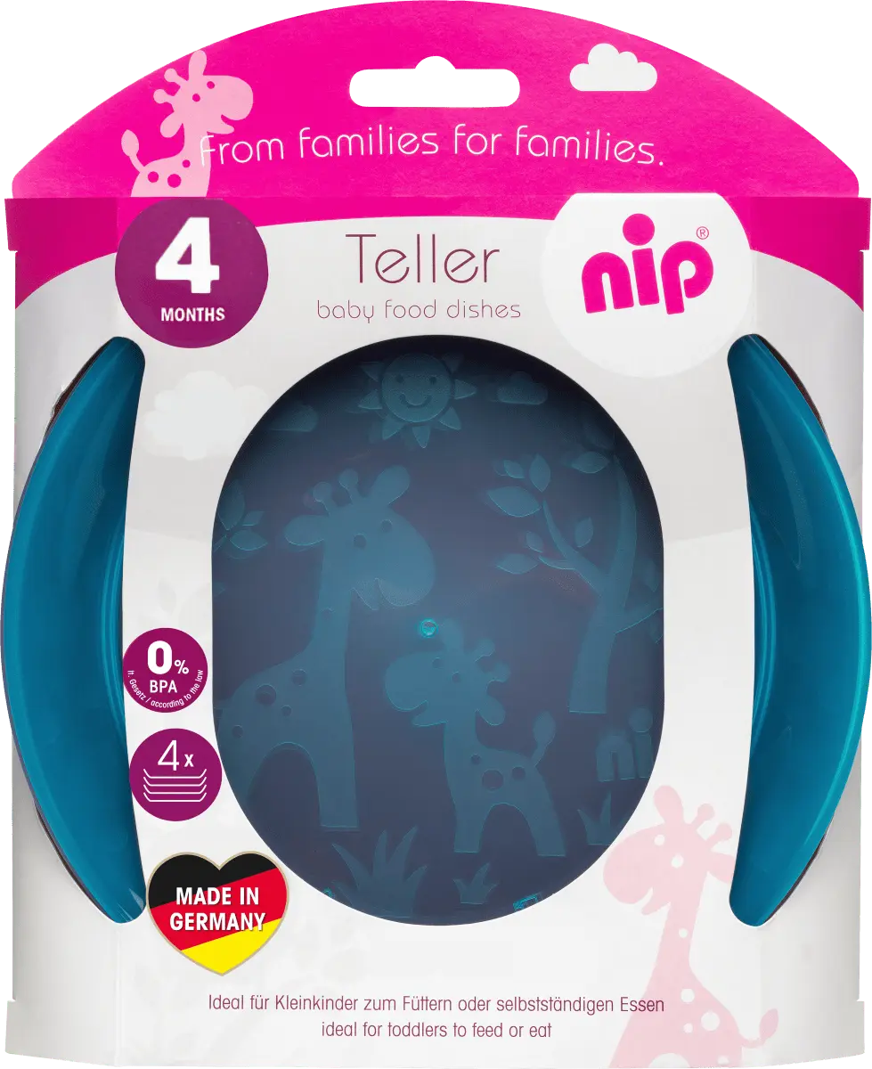 Тарелки разноцветные 4 шт. Nip
Тарелки разноцветные 4 шт. Nip