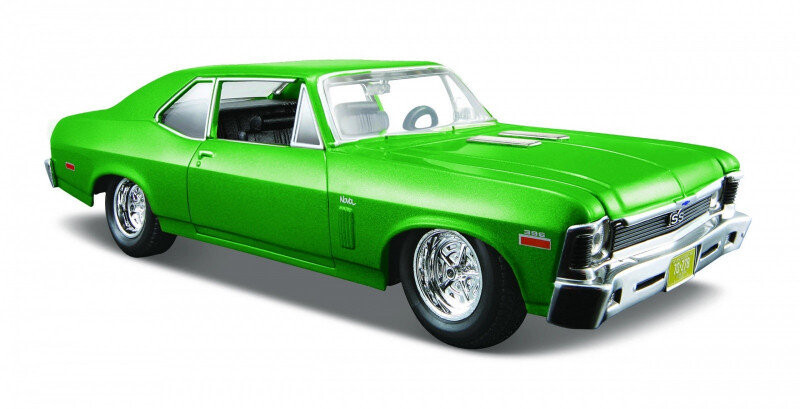 Maisto 31262 Chevrolet Nova Ss 1970 Зеленый 1/24
Maisto 31262 Chevrolet Nova Ss 1970 Зеленый 1/24