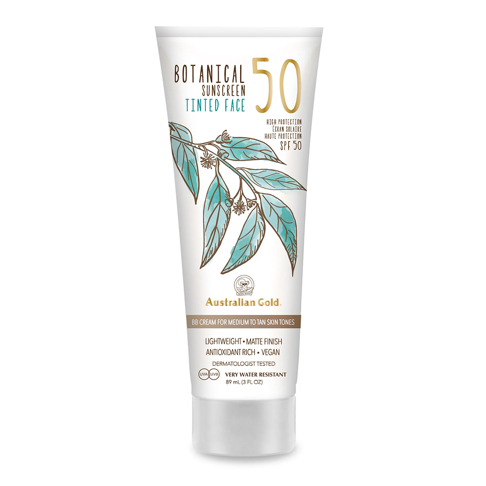 Bb-Крем для лица с оттенком и SPF50 botanical sunscreen tinted face bb cream spf50 Australian Gold, цвет medium
Bb-Крем для лица с оттенком и SPF50 botanical sunscreen tinted face bb cream spf50 Australian Gold, цвет medium