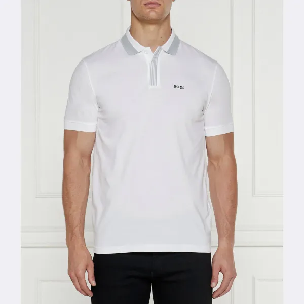 Пэдди-Поло стандартного кроя Boss, белый 
Пэдди-Поло стандартного кроя Boss, белый