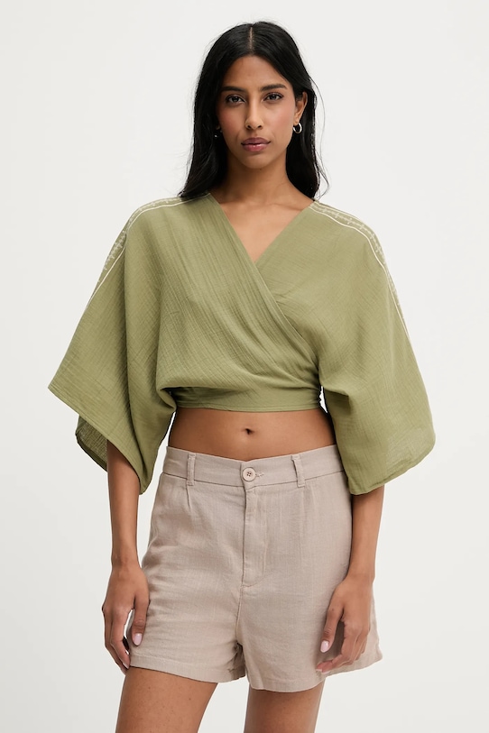 Хлопковая рубашка Answear.Lab, зеленый
Хлопковая рубашка Answear.Lab, зеленый