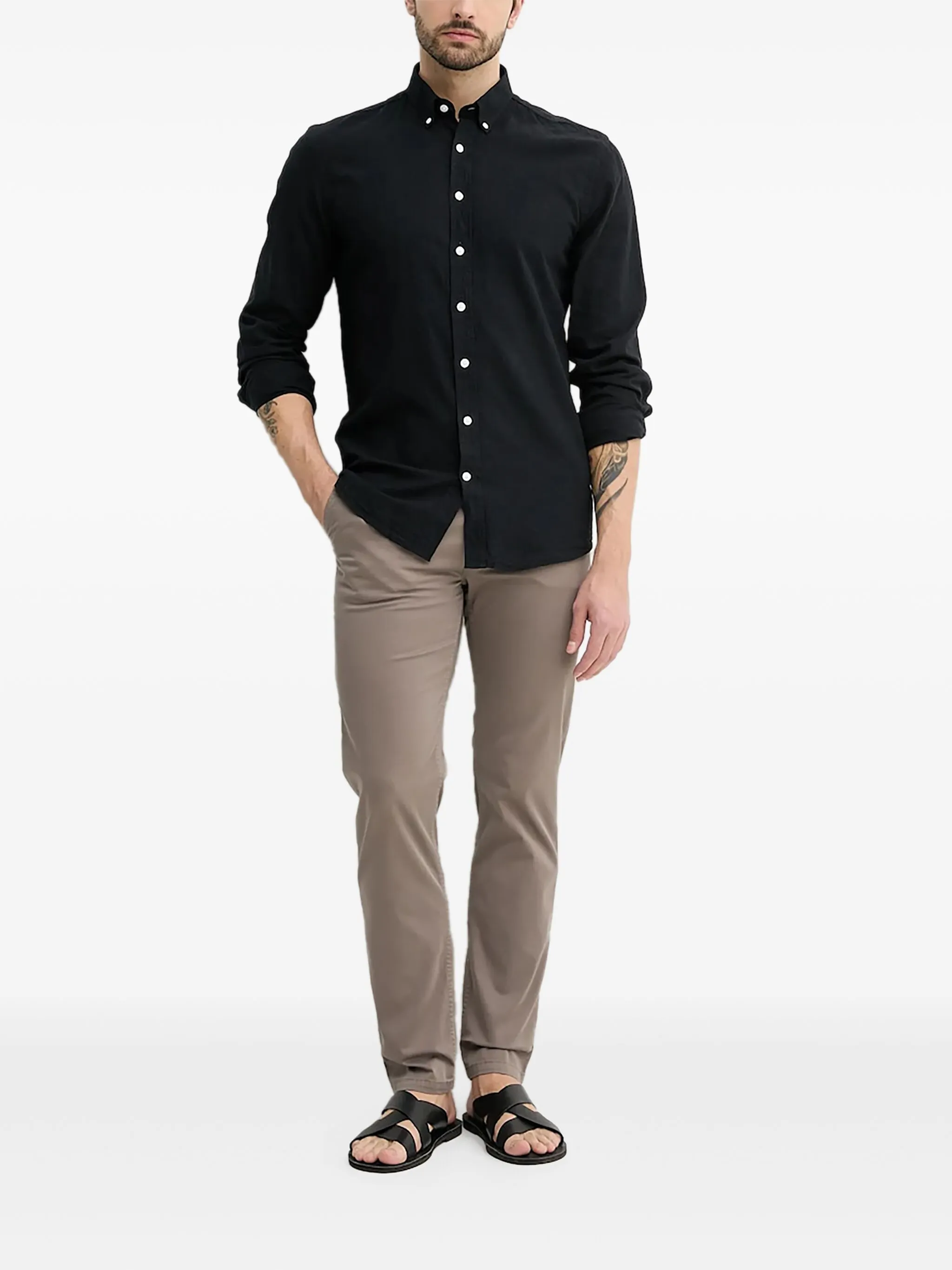 Брюки чинос с логотипом Boss, коричневый
Брюки чинос с логотипом Boss, коричневый