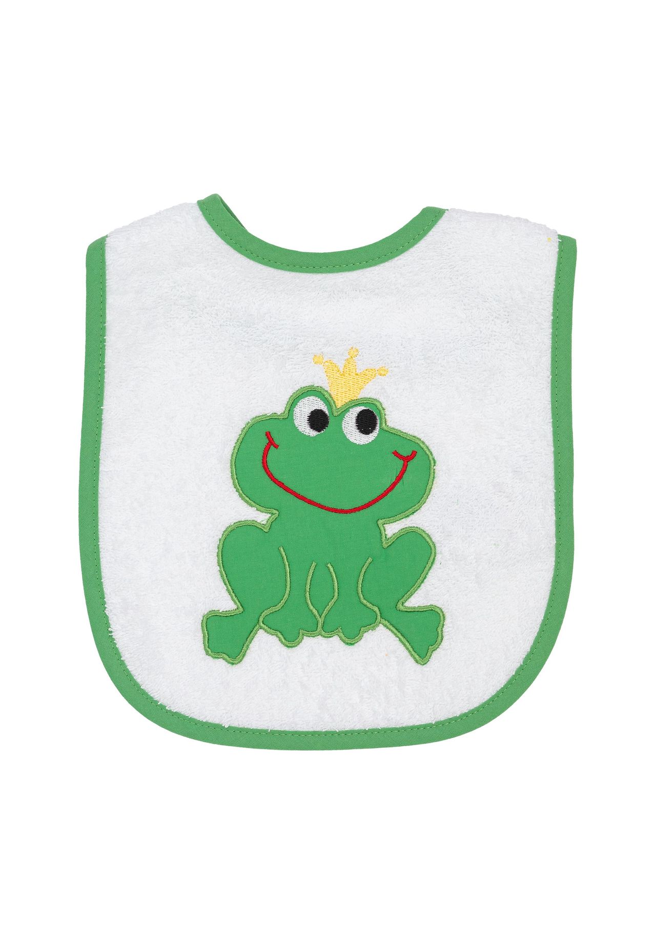 Нагрудник-лягушка принц белый Smithy
Нагрудник-лягушка принц белый Smithy