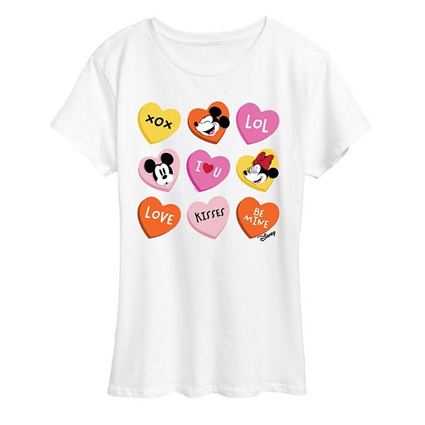 Футболка женская с принтом Mickey & Minnie Mouse Candy Hearts Disney
Футболка женская с принтом Mickey & Minnie Mouse Candy Hearts Disney