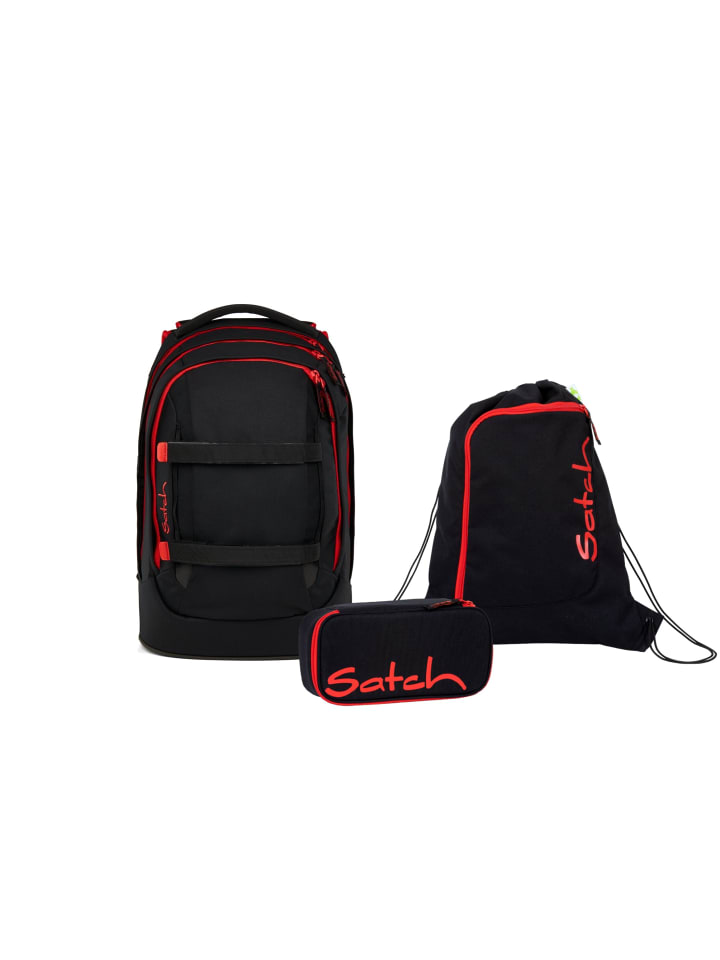 Satch Набор школьных рюкзаков PACK Fire Phantom, 3 предмета, черный
Satch Набор школьных рюкзаков PACK Fire Phantom, 3 предмета, черный
