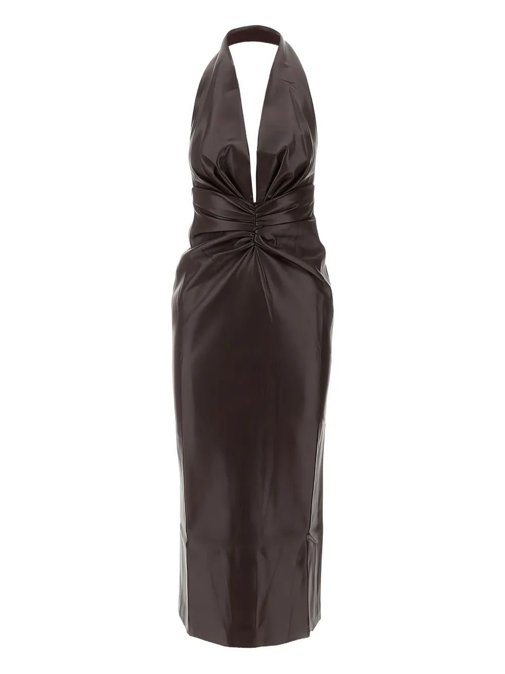 Платье миди с V-образным вырезом и драпировкой THE ANDAMANE, коричневый
Платье миди с V-образным вырезом и драпировкой THE ANDAMANE, коричневый