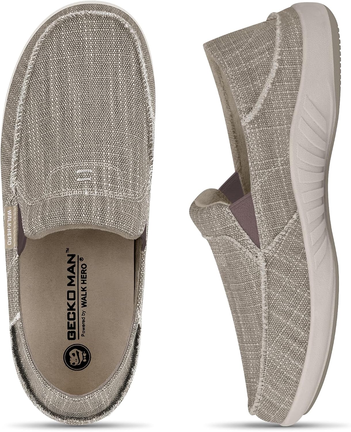 Мужские слипоны, мужские лоферы из ткани с поддержкой свода стопы, ортопедические мужские мокасины при плантарном фасците, обувь для дома и улицы для облегчения боли Walk Hero Comfort And Support, бежевый
Мужские слипоны, мужские лоферы из ткани с поддержкой свода стопы, ортопедические мужские мокасины при плантарном фасците, обувь для дома и улицы для облегчения боли Walk Hero Comfort And Support, бежевый