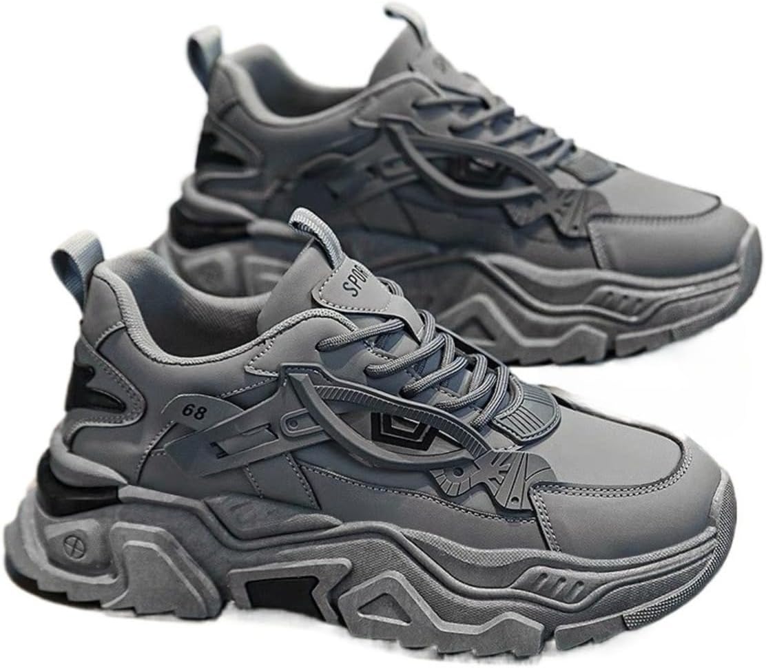 Мужские стильные кожаные спортивные кроссовки ZIXCPLAZ с оригинальным дизайном. Легкие и удобные для ношения в течение всего дня. Идеально подходят для активного отдыха и повседневной носки, серый
Мужские стильные кожаные спортивные кроссовки ZIXCPLAZ с оригинальным дизайном. Легкие и удобные для ношения в течение всего дня. Идеально подходят для активного отдыха и повседневной носки, серый