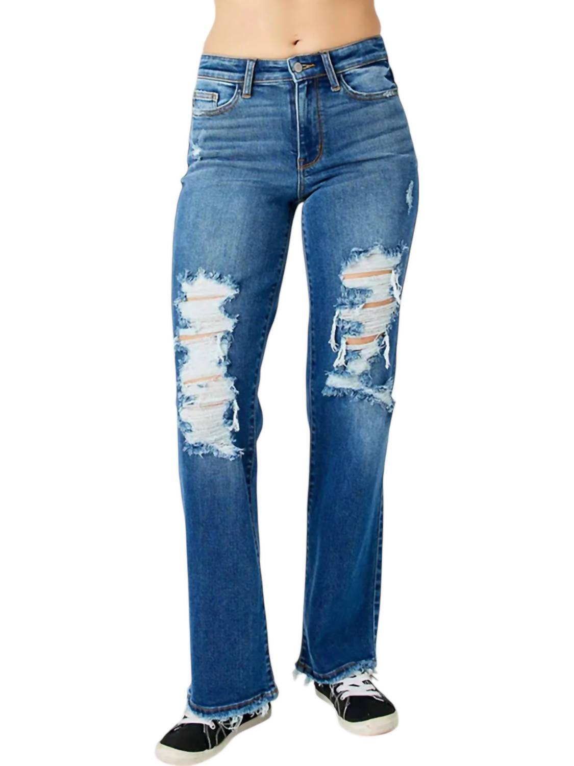 Синие джинсы Mid Rise Dad Destroy Judy Blue
Синие джинсы Mid Rise Dad Destroy Judy Blue