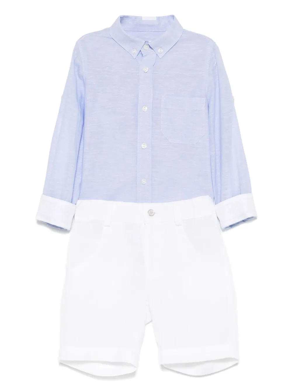 Комплект из лонгслива и шортов Lapin House, белый
Комплект из лонгслива и шортов Lapin House, белый