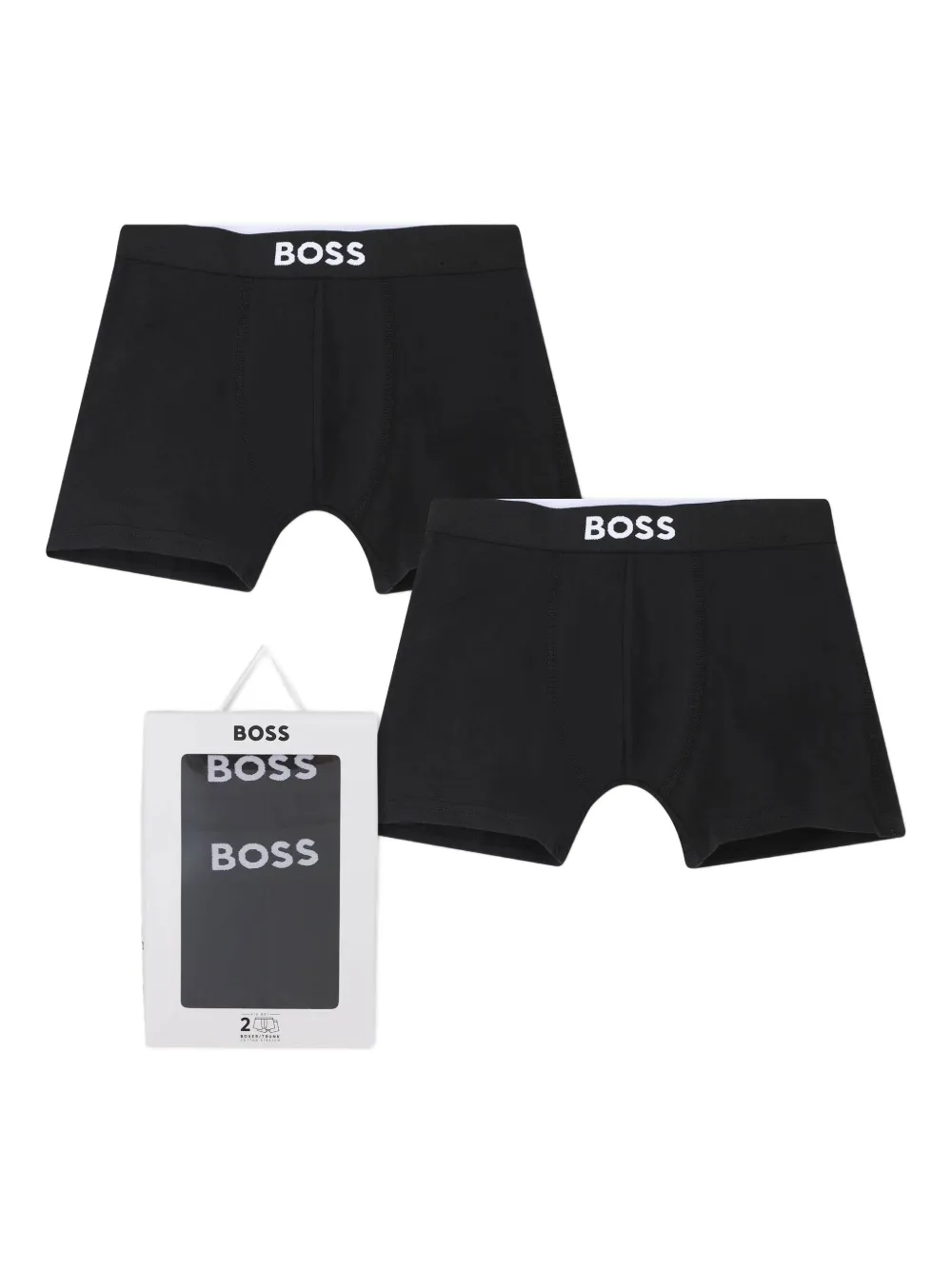 Комплект из двух боксеров с логотипом BOSS Kidswear, черный
Комплект из двух боксеров с логотипом BOSS Kidswear, черный