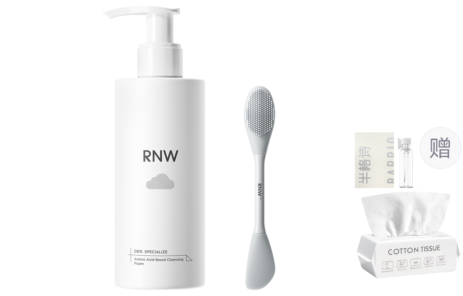 Набор для ухода за кожей с пенкой для умывания с аминокислотами и щеткой очищение RNW
Набор для ухода за кожей с пенкой для умывания с аминокислотами и щеткой очищение RNW