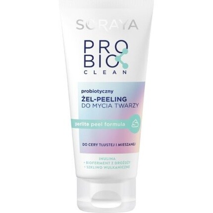 Probio Clean Пробиотический гель-пилинг для умывания лица, Soraya 
Probio Clean Пробиотический гель-пилинг для умывания лица, Soraya