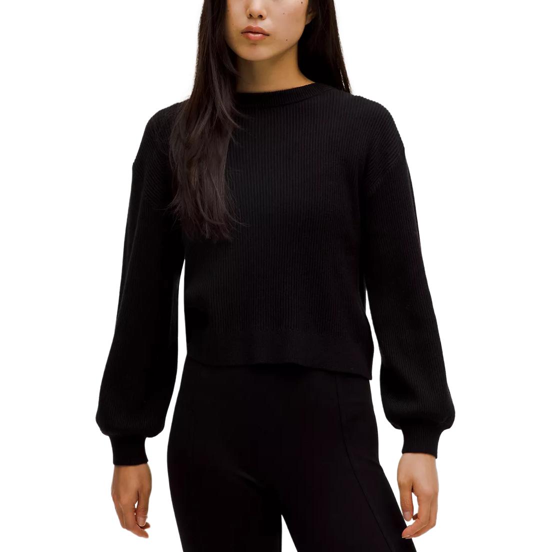 Реверсивный кроссовер свитер женский Lululemon, черный
Реверсивный кроссовер свитер женский Lululemon, черный