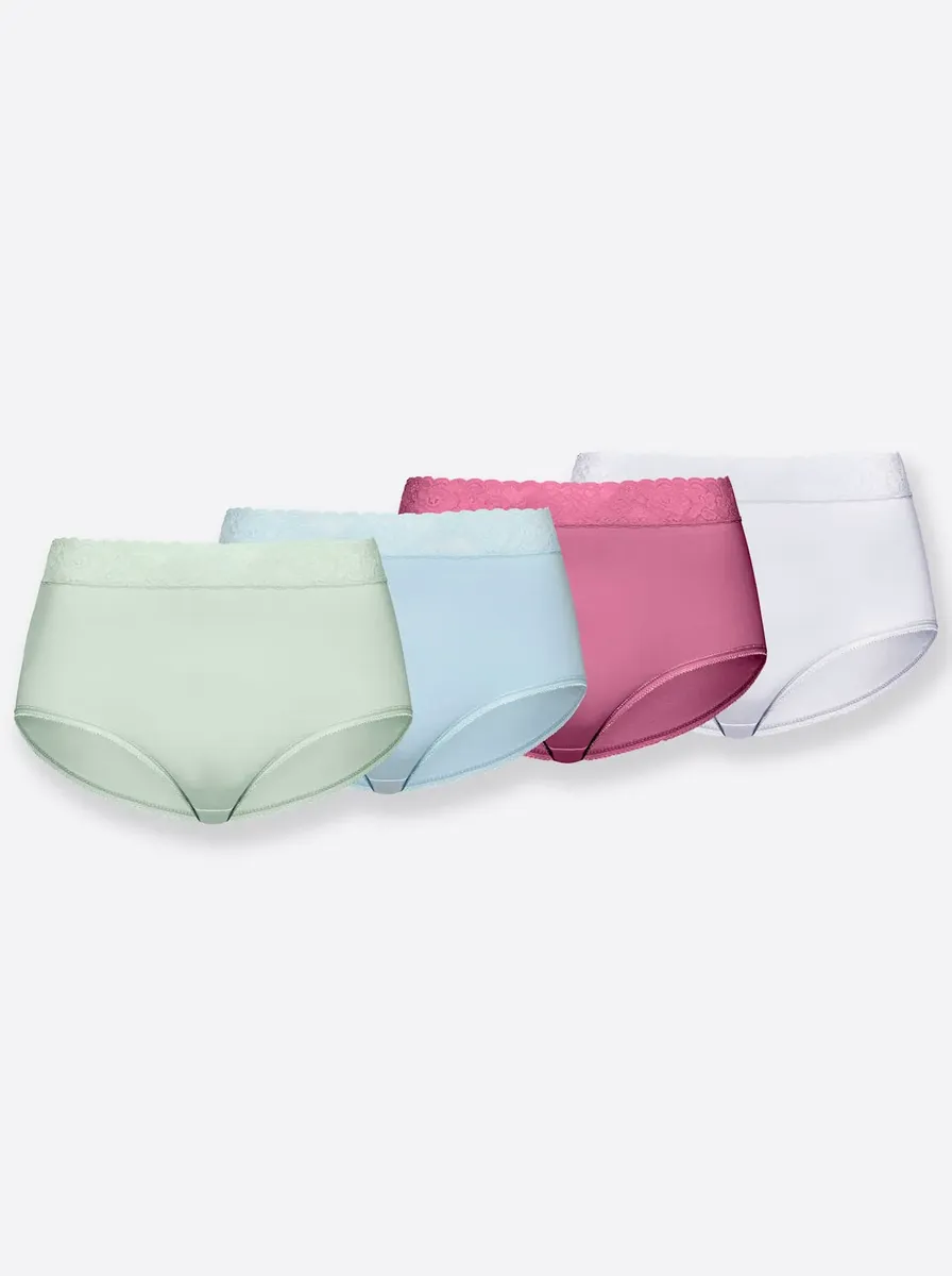 Трусики на талии (4 шт.) Wäschepur, цвет Farbig-Sortiert
Трусики на талии (4 шт.) Wäschepur, цвет Farbig-Sortiert