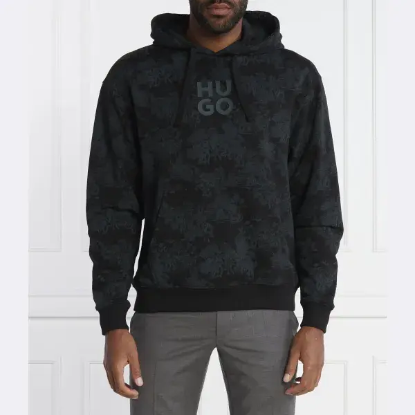 Толстовка прямого кроя стандартного кроя Hugo, черный
Толстовка прямого кроя стандартного кроя Hugo, черный