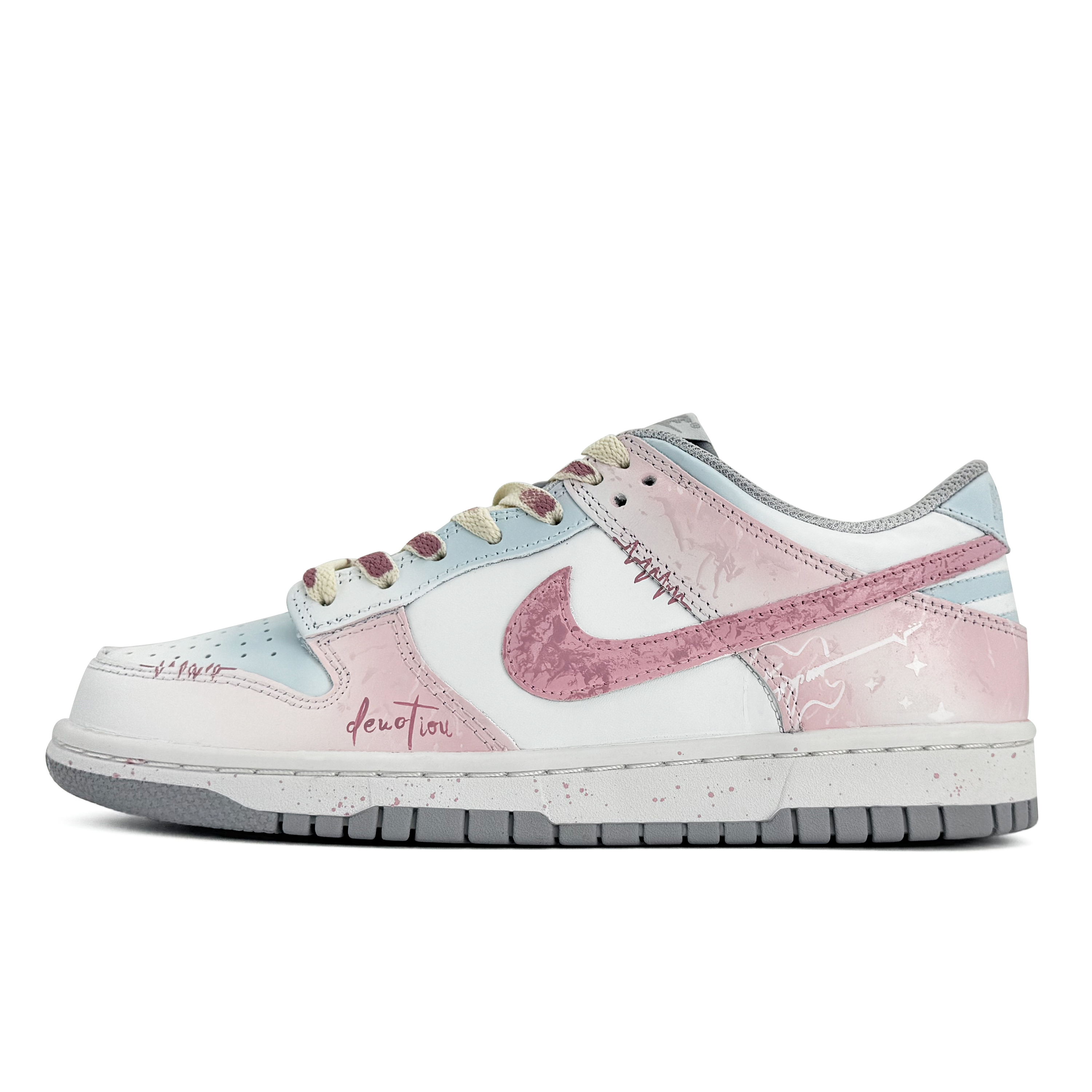 Кроссовки для скейтбординга Dunk Joyful Planet с противоскользящим покрытием, износостойкие, низкие, для детей и подростков Nike, Lotus Color
Кроссовки для скейтбординга Dunk Joyful Planet с противоскользящим покрытием, износостойкие, низкие, для детей и подростков Nike, Lotus Color