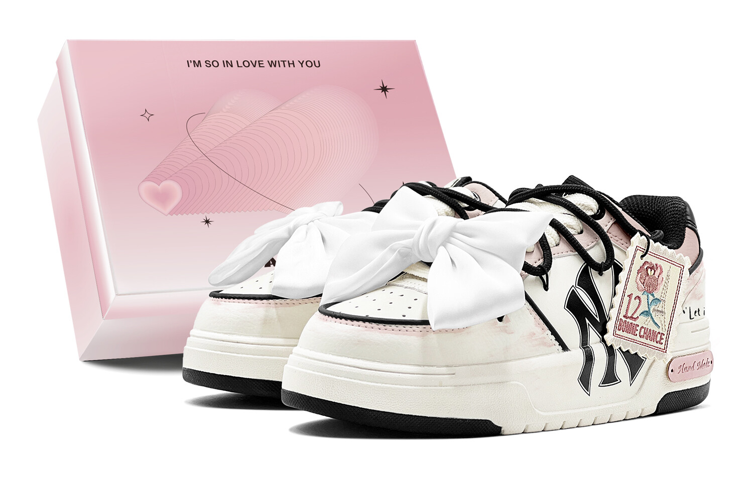 Кроссовки MLB Chunky Liner Skateboarding Shoes Unisex Low-top Black/pink/white, розовый
Кроссовки MLB Chunky Liner Skateboarding Shoes Unisex Low-top Black/pink/white, розовый