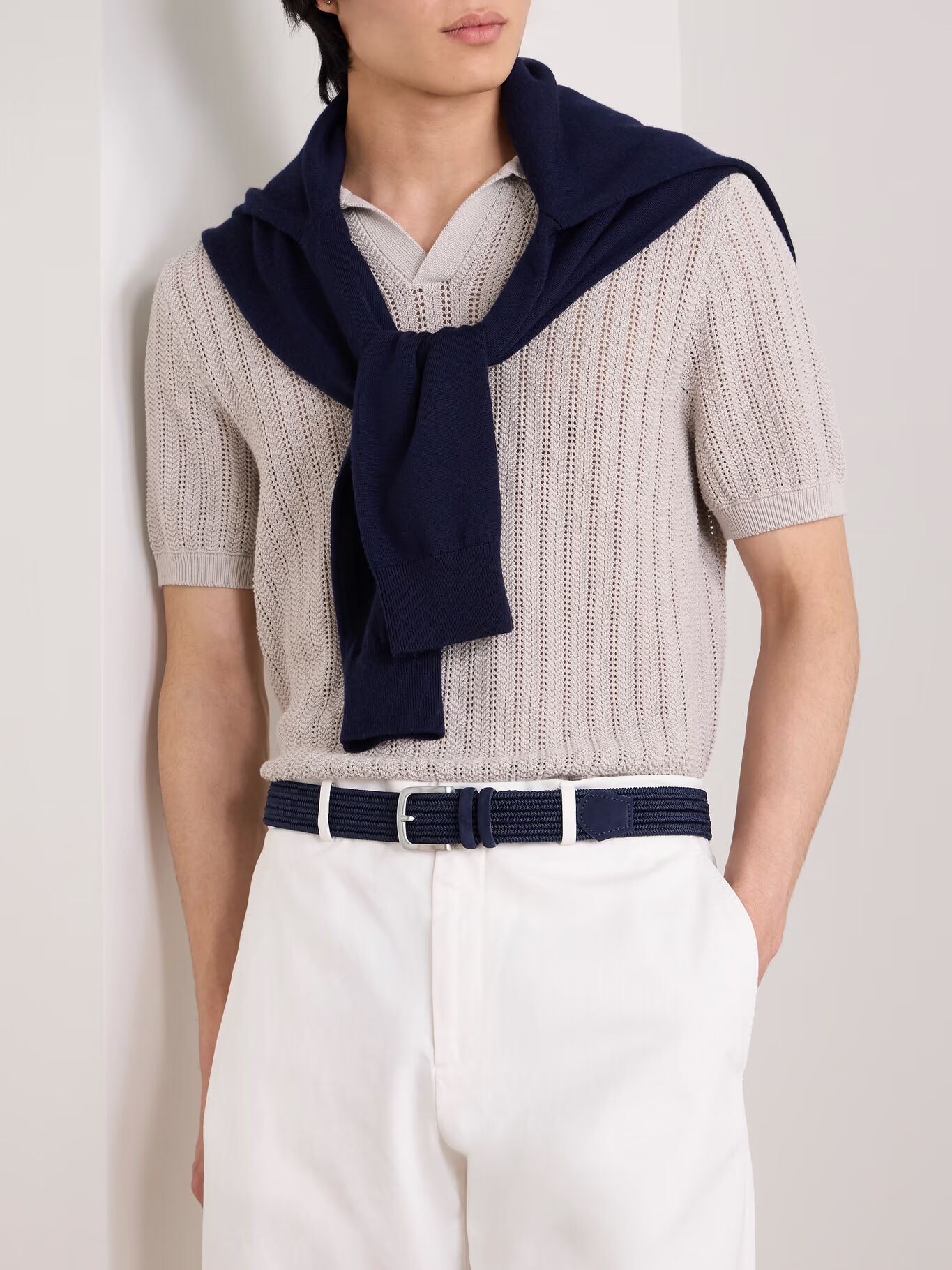 3,5 см плетеный ремень с замшевой отделкой MR P., темно-синий
3,5 см плетеный ремень с замшевой отделкой MR P., темно-синий