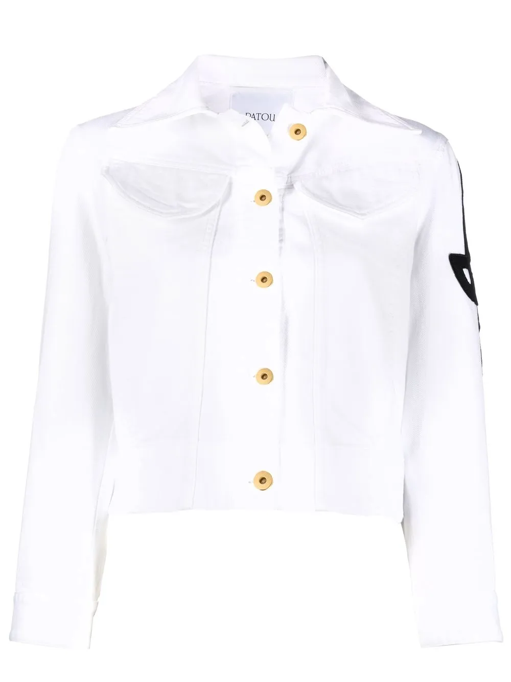 Джинсовая куртка с вышитым логотипом PATOU, белый
Джинсовая куртка с вышитым логотипом PATOU, белый