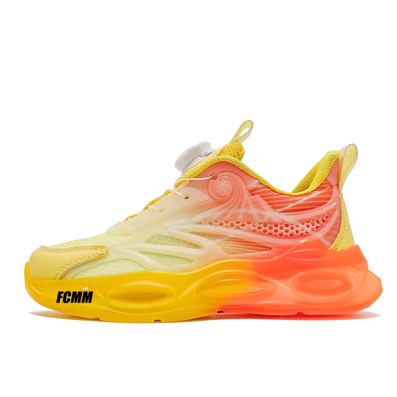 Баскетбольные кроссовки детские, с противоскользящим покрытием и износостойким низким верхом FCMM, оранжевый/желтый
Баскетбольные кроссовки детские, с противоскользящим покрытием и износостойким низким верхом FCMM, оранжевый/желтый
